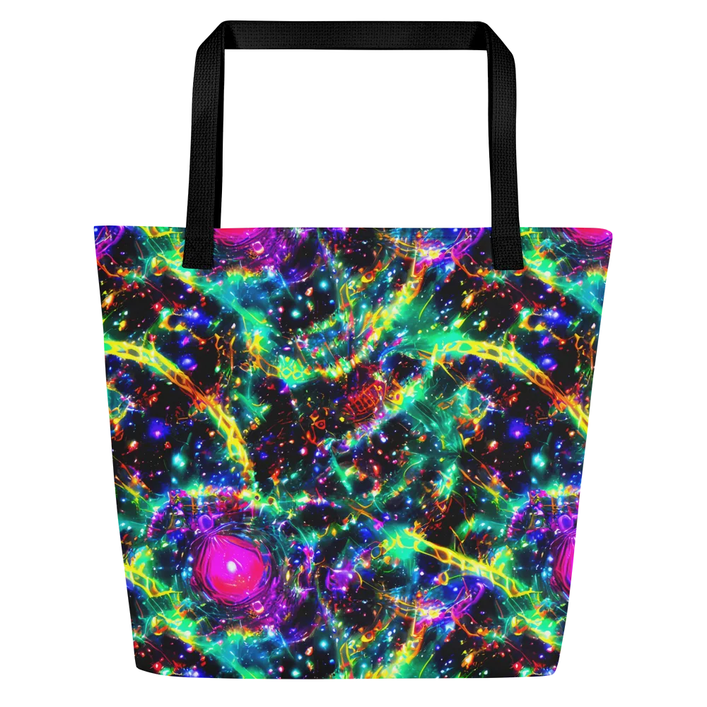 Blythe Nebula on Large Tote Bag W/ Pocket — Front