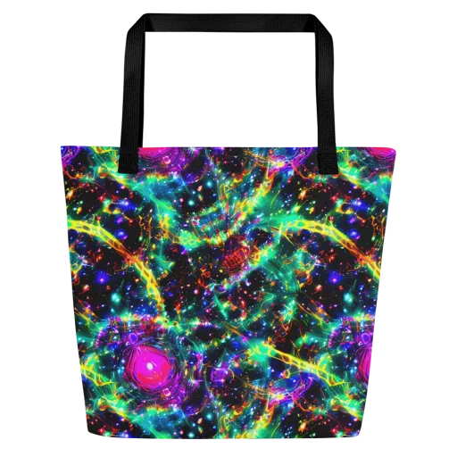 Blythe Nebula on a Large Tote Bag W/ Pocket