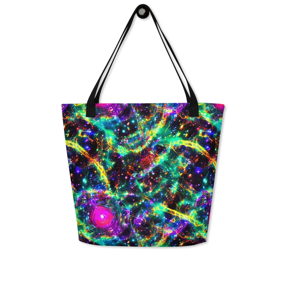 Blythe Nebula on Large Tote Bag W/ Pocket — Front