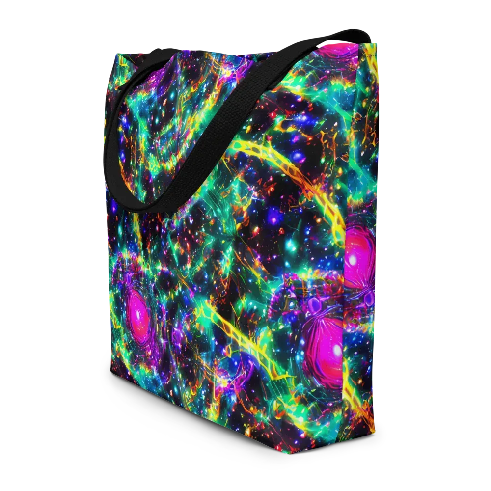 Blythe Nebula on Large Tote Bag W/ Pocket — Front