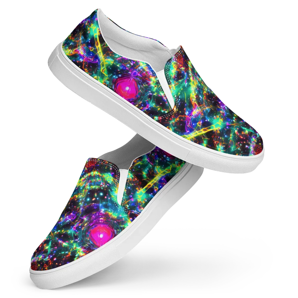 Blythe Nebula on Women's Slip-On Canvas Shoes — Front