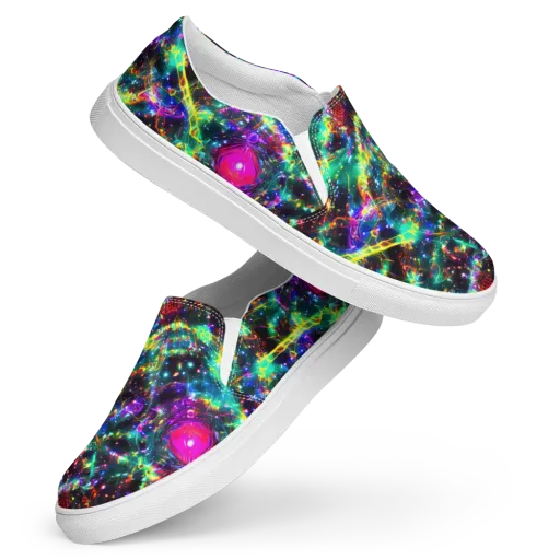 Blythe Nebula on a Women's Slip-On Canvas Shoes