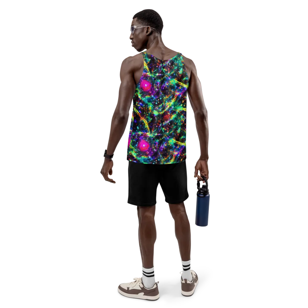 Blythe Nebula on Men's Tank Top — Back
