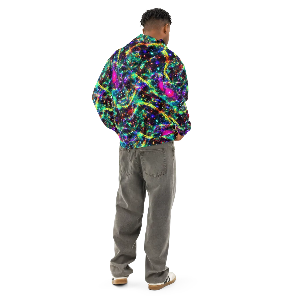 Blythe Nebula on Cotton Hoodie — Back