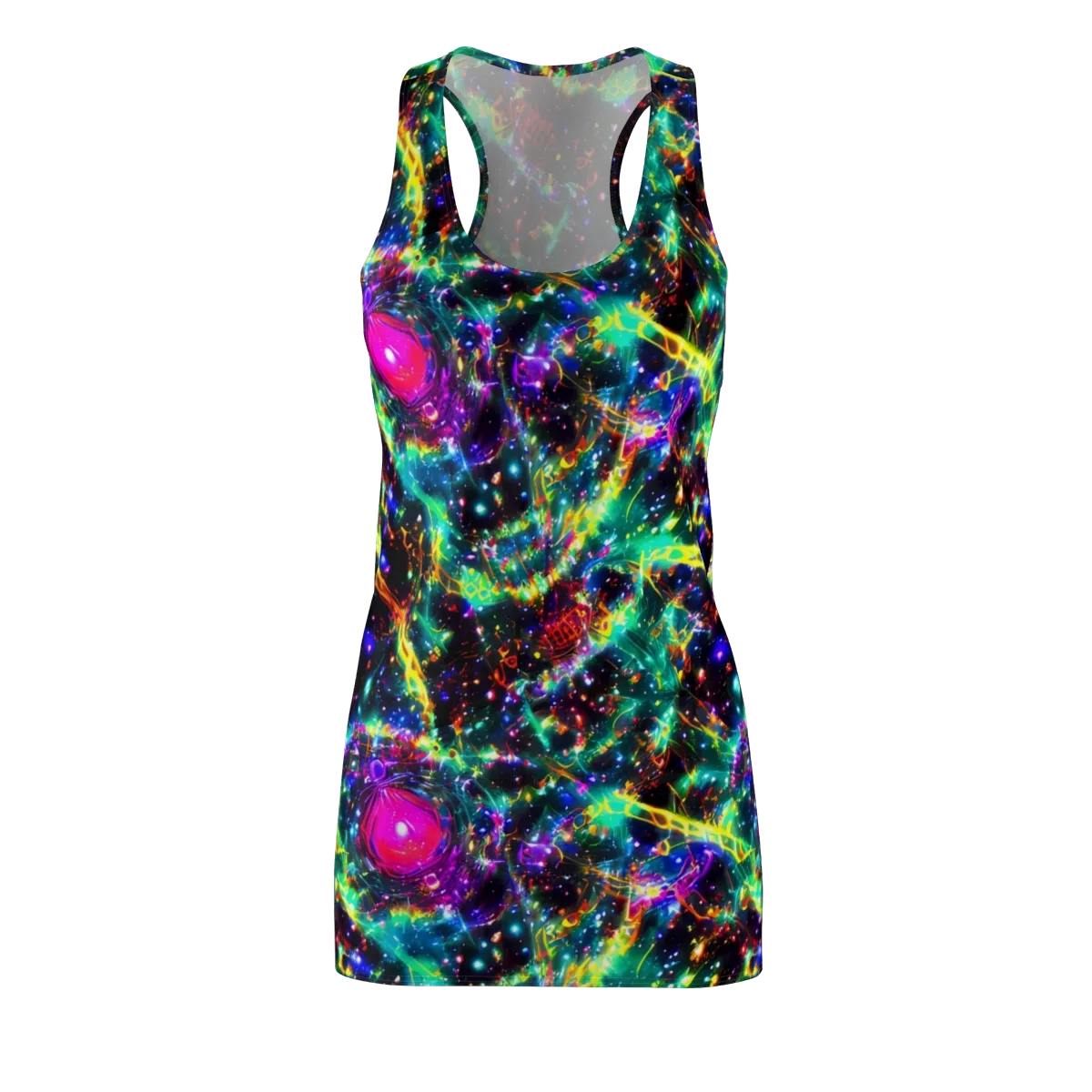 Blythe Nebula on Racerback Dress — Front