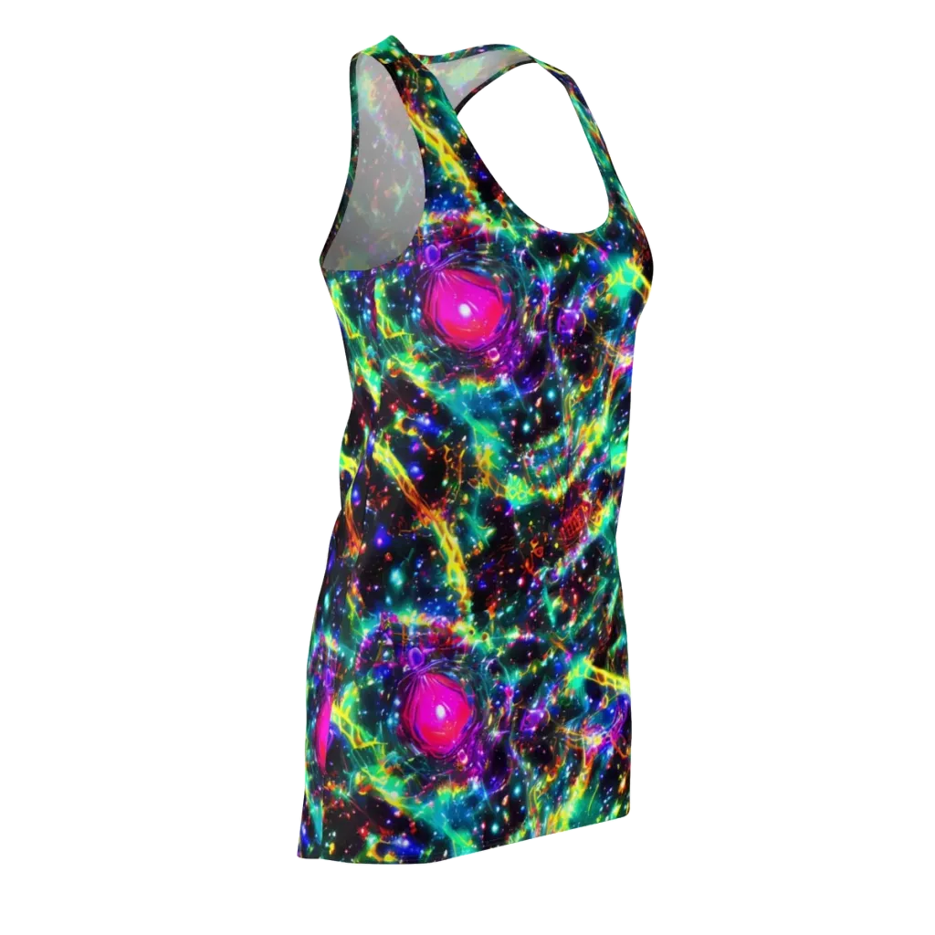 Blythe Nebula on Racerback Dress — Front Side
