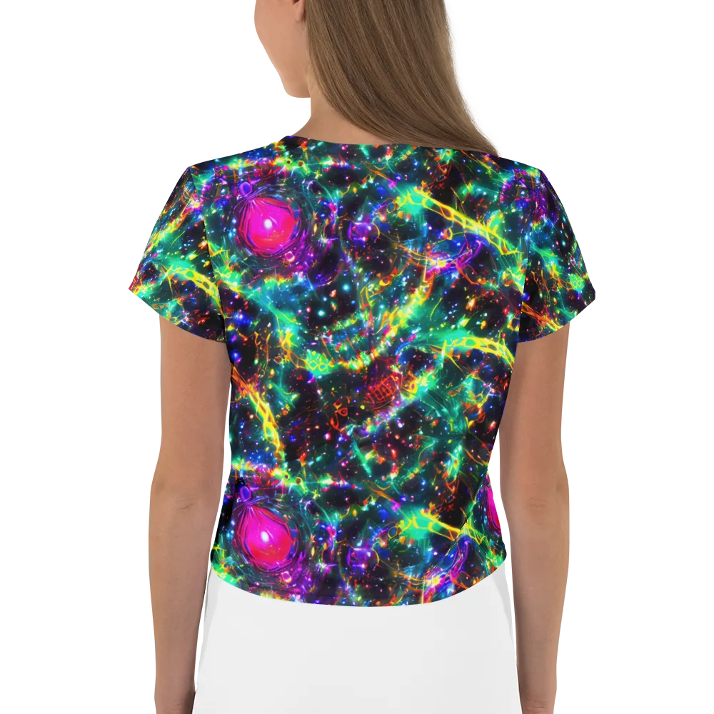 Blythe Nebula on Crop Tee — Back