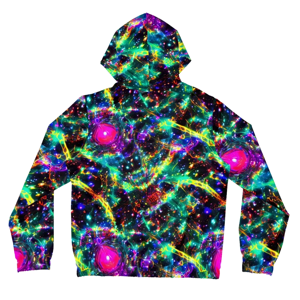 Blythe Nebula on Women's Full-Zip Hoodie — Back