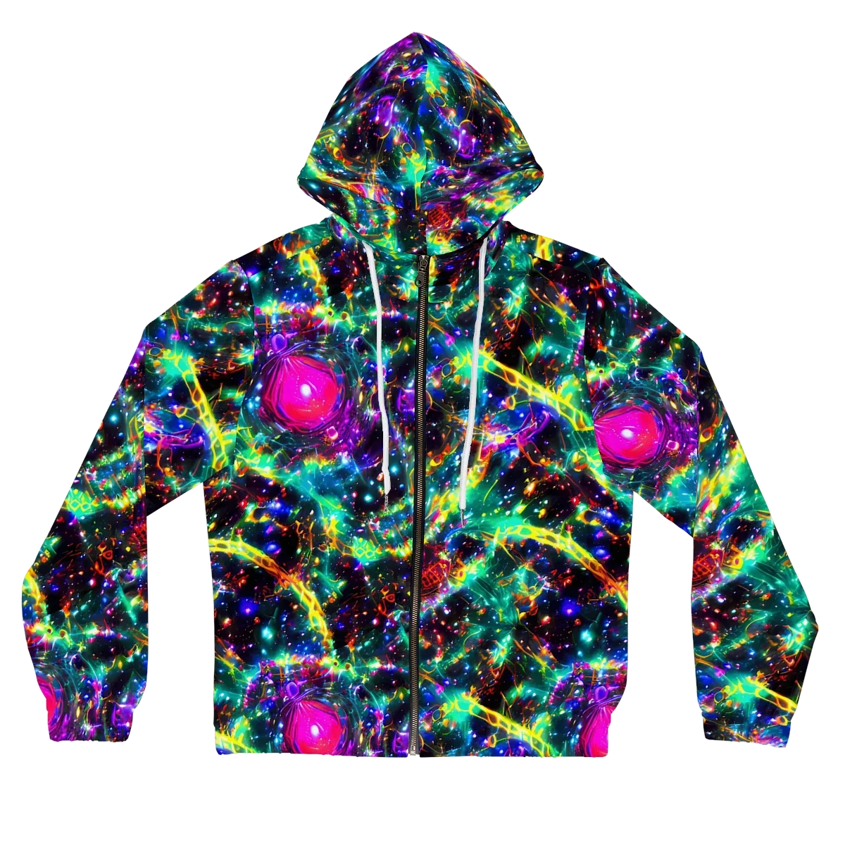 Blythe Nebula on Women's Full-Zip Hoodie — Front