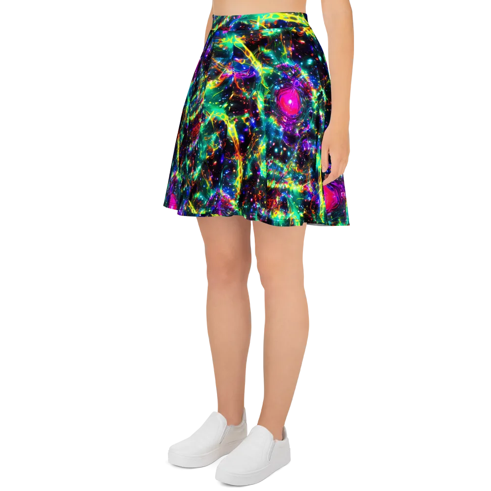 Blythe Nebula on Skater Skirt — Left