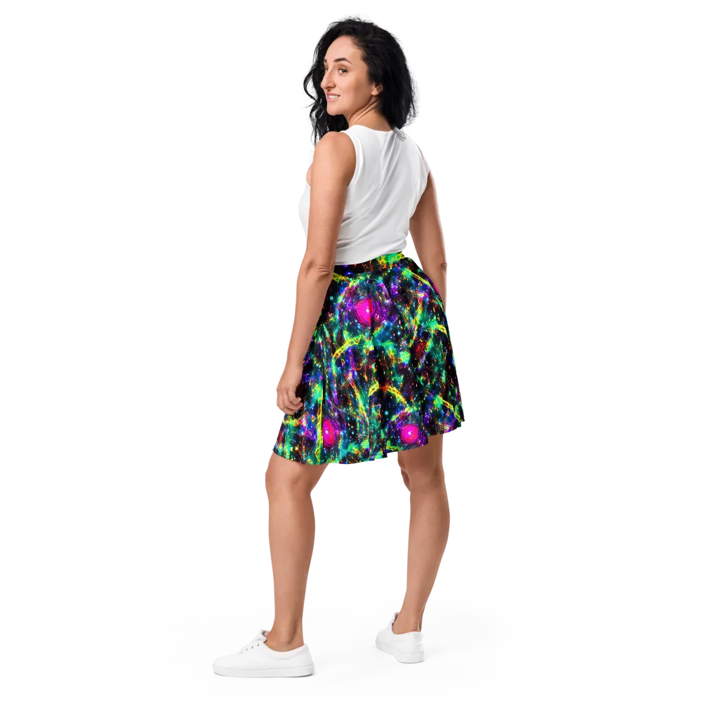 Blythe Nebula on Skater Skirt — Back
