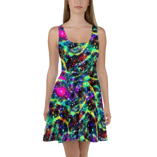 Blythe Nebula on a Skater Dress