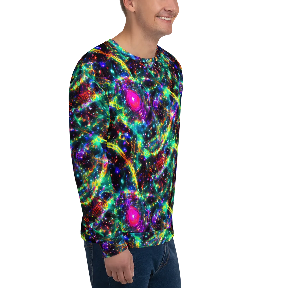 Blythe Nebula on Sweatshirt — Right Front