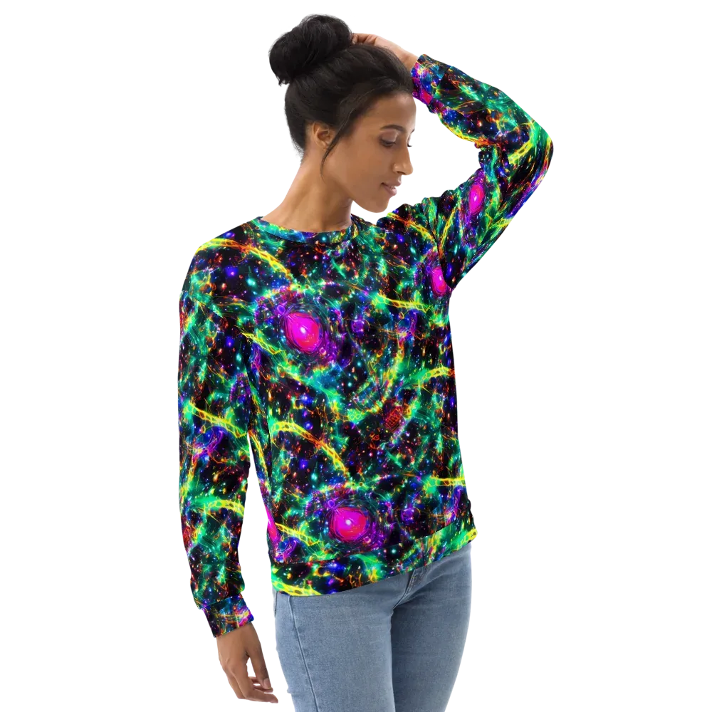 Blythe Nebula on Sweatshirt — Right Front