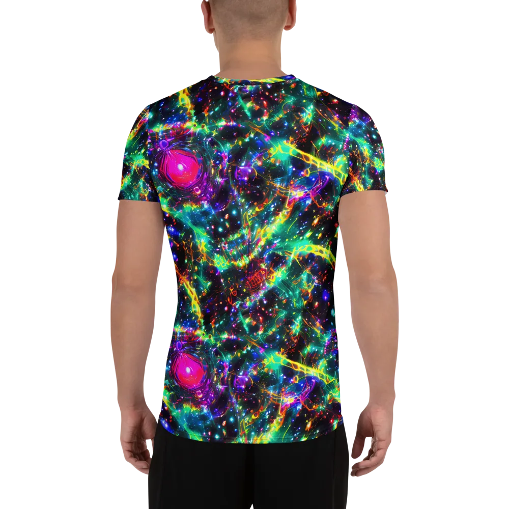 Blythe Nebula on Men's Athletic T-Shirt — Back