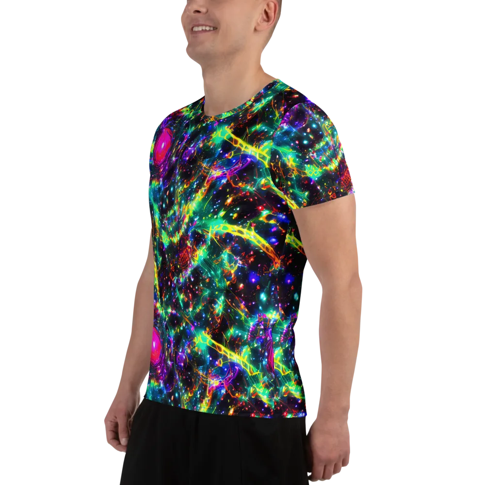 Blythe Nebula on Men's Athletic T-Shirt — Left