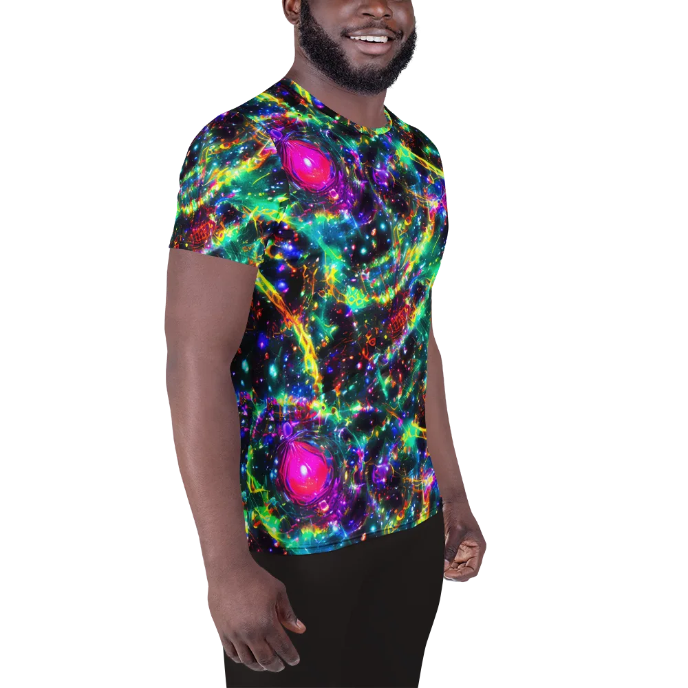 Blythe Nebula on Men's Athletic T-Shirt — Right