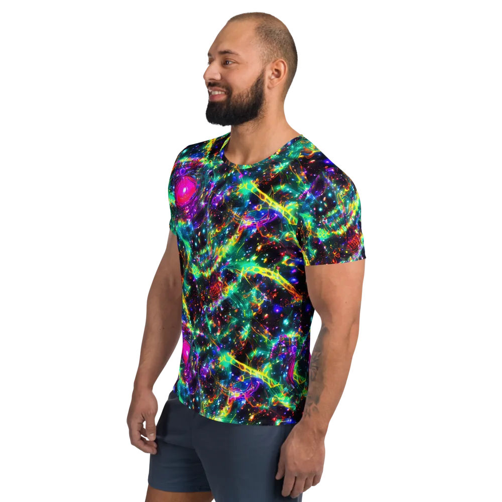 Blythe Nebula on Men's Athletic T-Shirt — Left
