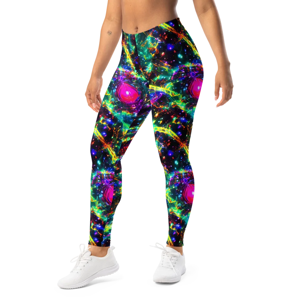 Blythe Nebula on Leggings — Left Front