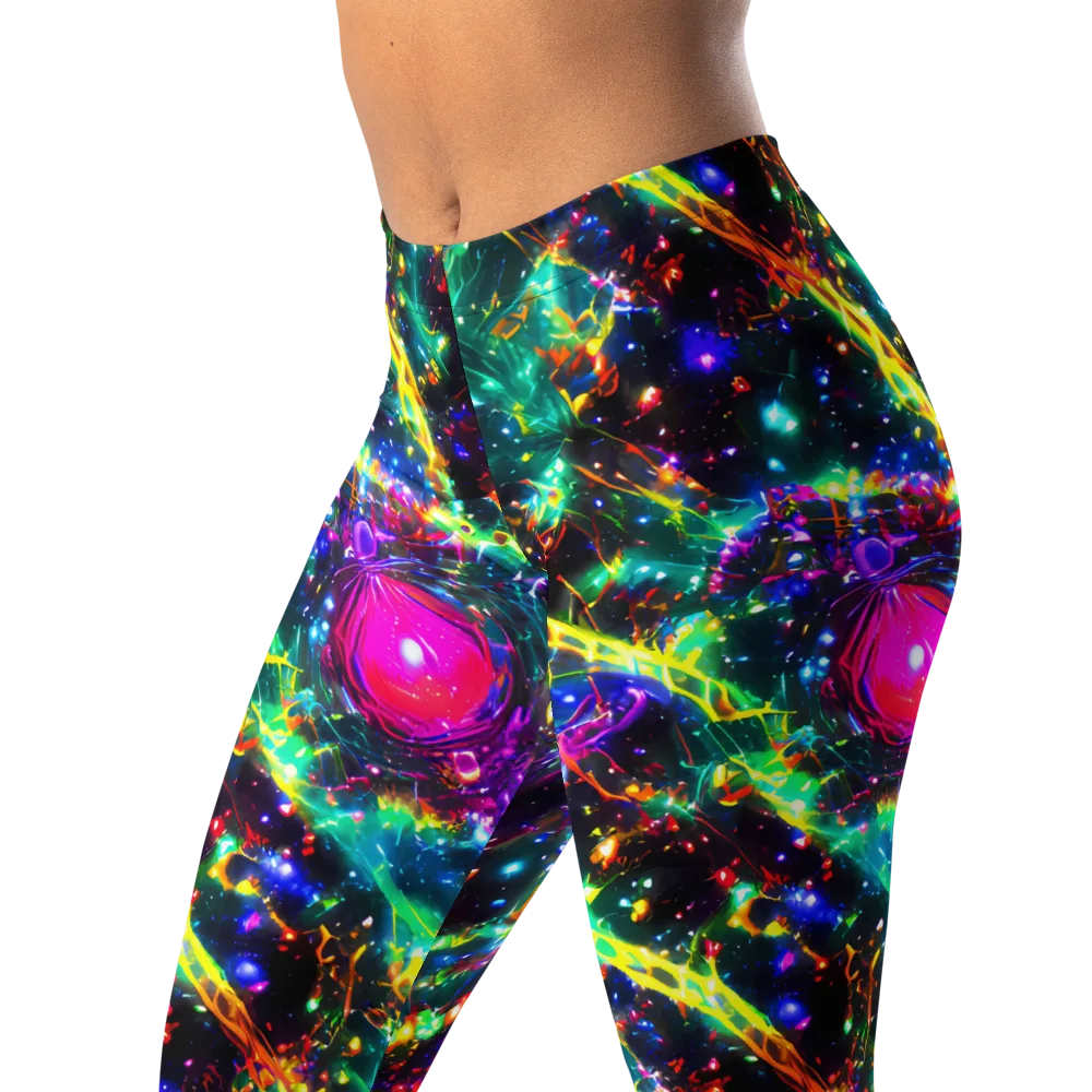 Blythe Nebula on Leggings — Left Front