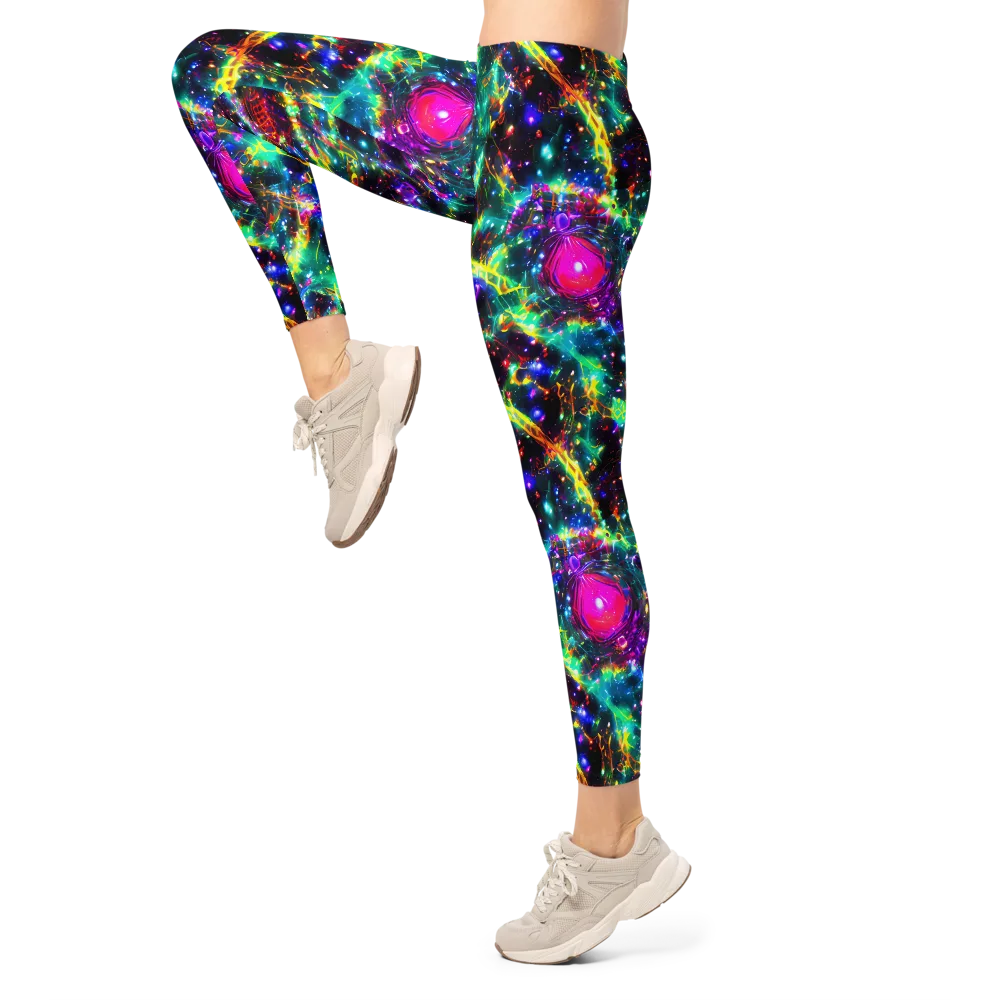 Blythe Nebula on Leggings — Left