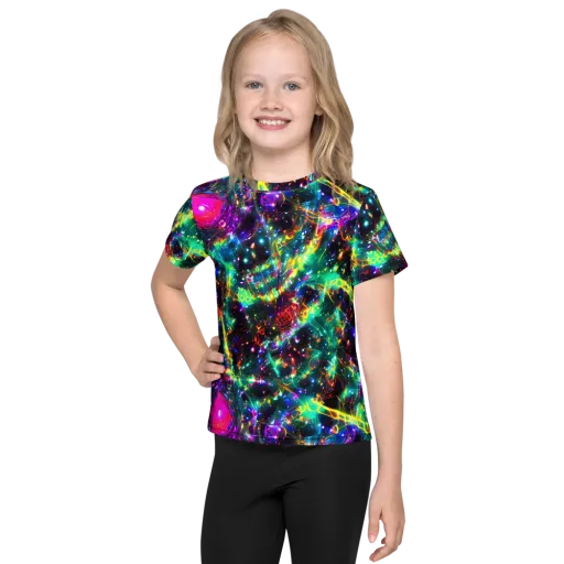 Blythe Nebula on a Kids Crew Neck T-Shirt