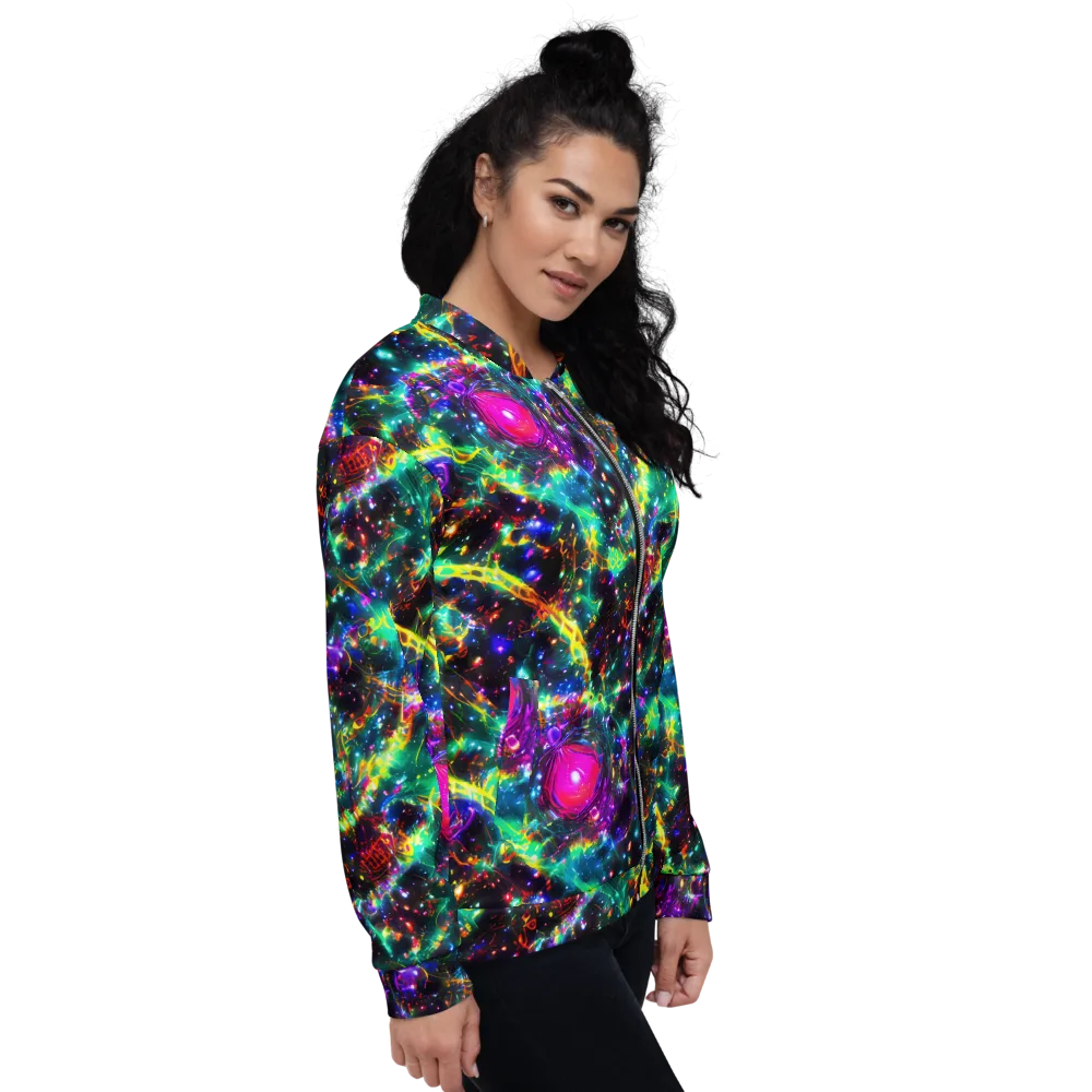 Blythe Nebula on Bomber Jacket — Right