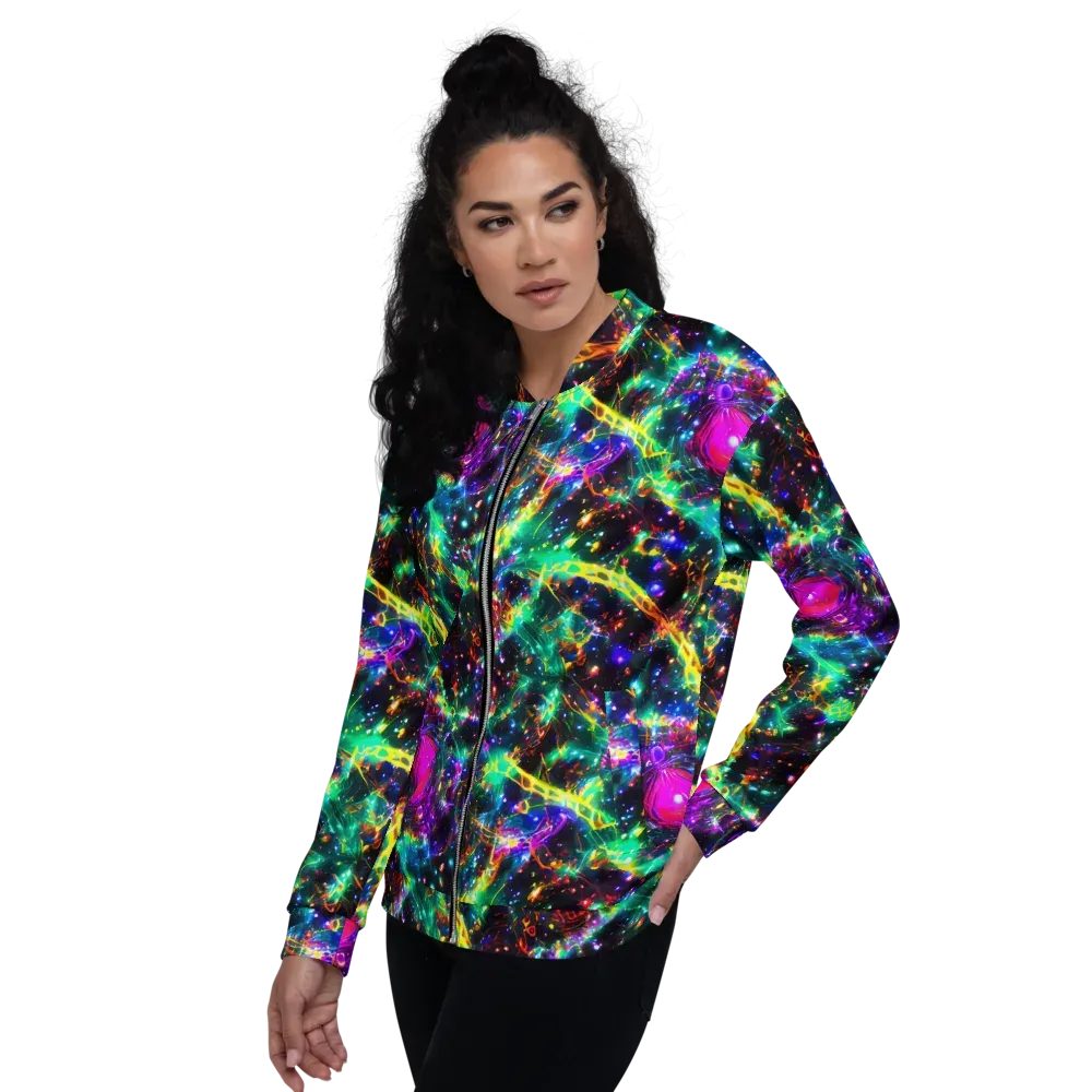 Blythe Nebula on Bomber Jacket — Left