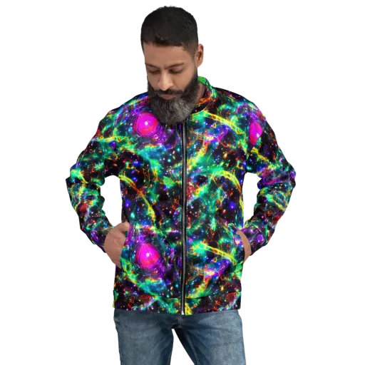 Blythe Nebula on a Bomber Jacket