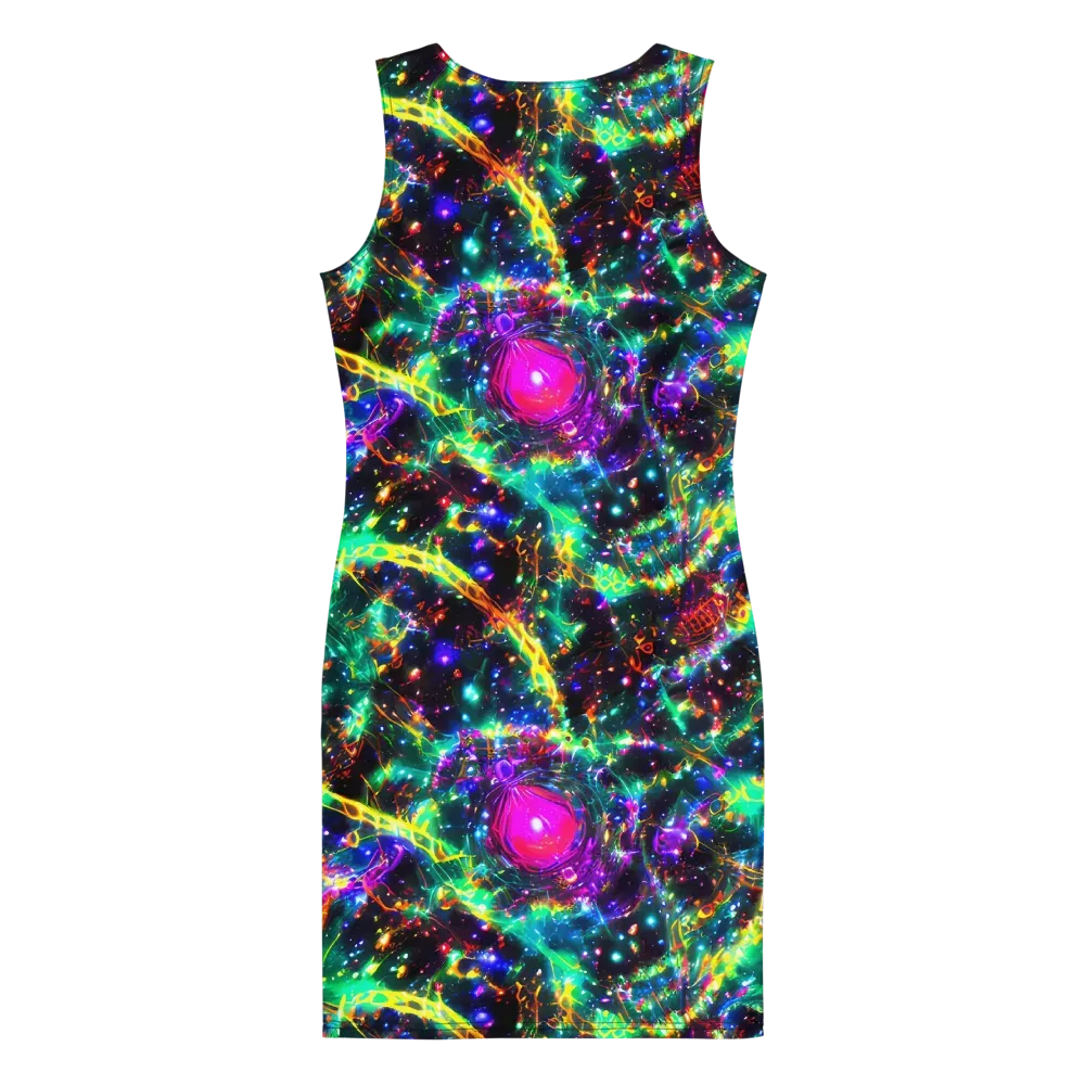 Blythe Nebula on Bodycon Dress — Back