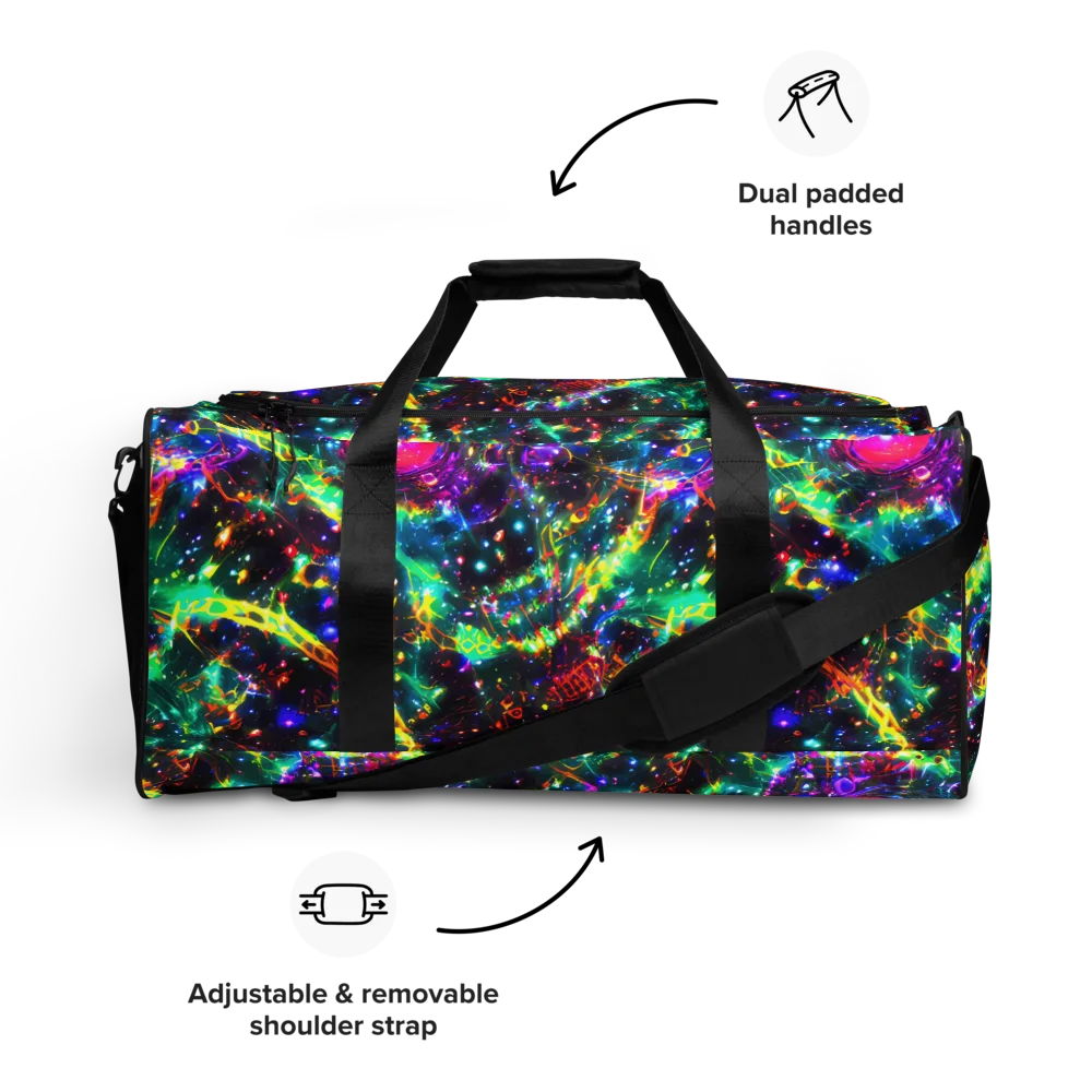 Blythe Nebula on Duffle Bag — Front