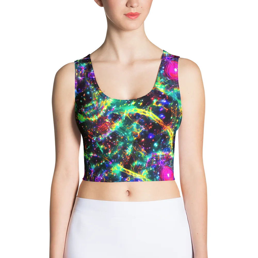 Blythe Nebula on Crop Top — Front