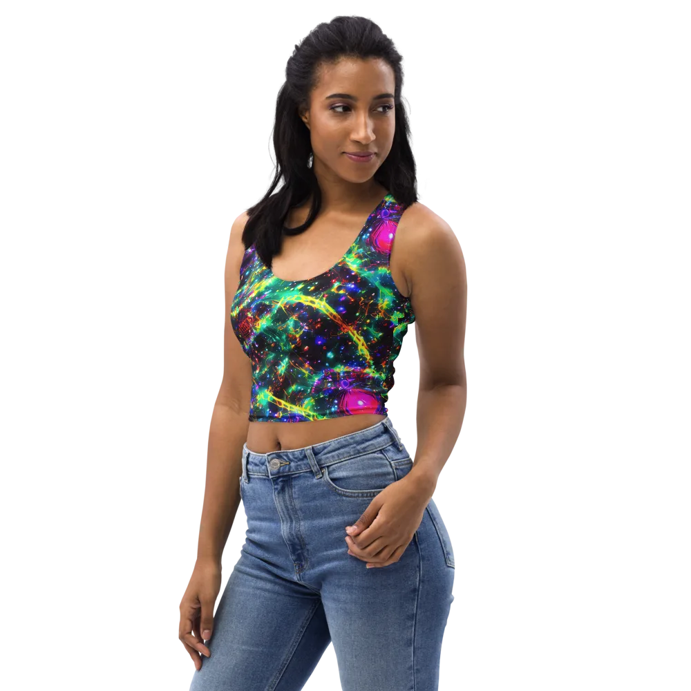 Blythe Nebula on Crop Top — Left Front