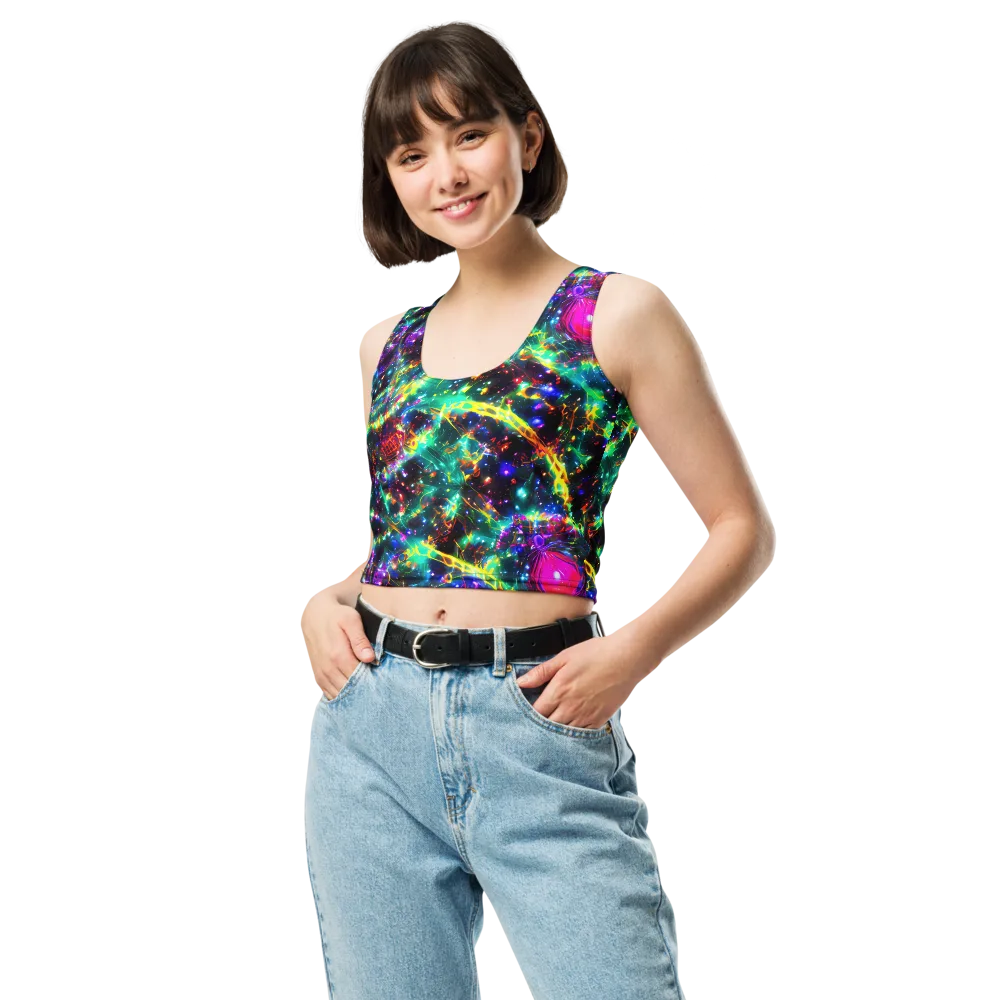 Blythe Nebula on Crop Top — Front