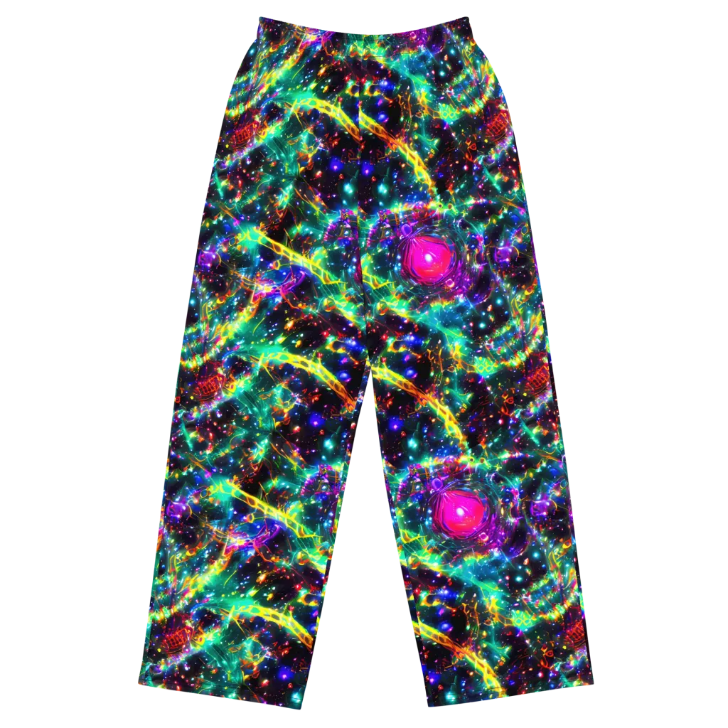 Blythe Nebula on Wide-Leg Pants — Front