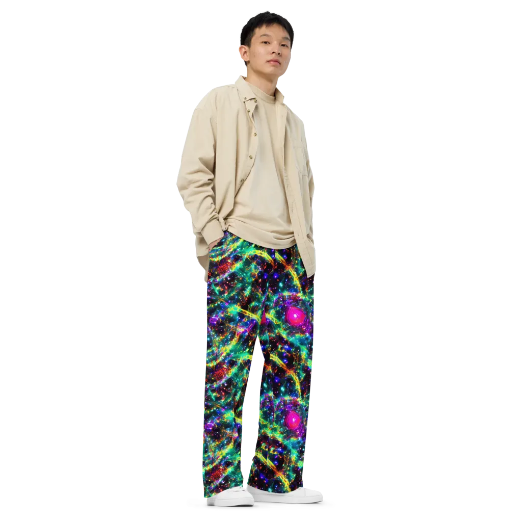 Blythe Nebula on Wide-Leg Pants — Right Front