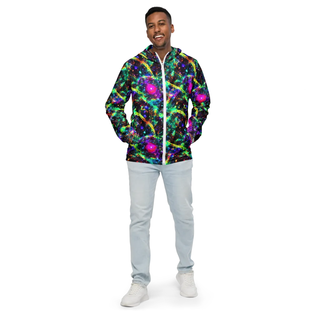 Blythe Nebula on Men's Windbreaker — Front
