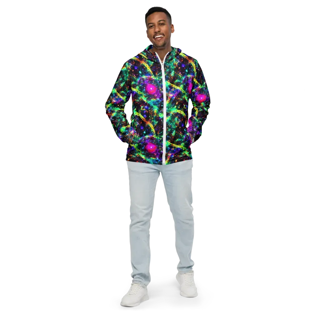 Blythe Nebula on Men's Windbreaker — Front