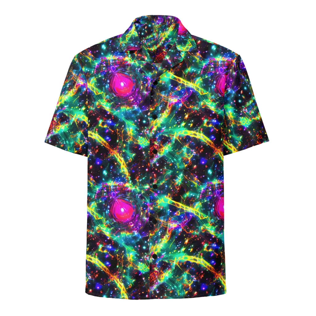 Blythe Nebula on Button Shirt — Front