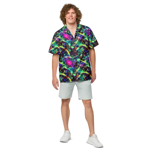 Blythe Nebula on a Button Shirt