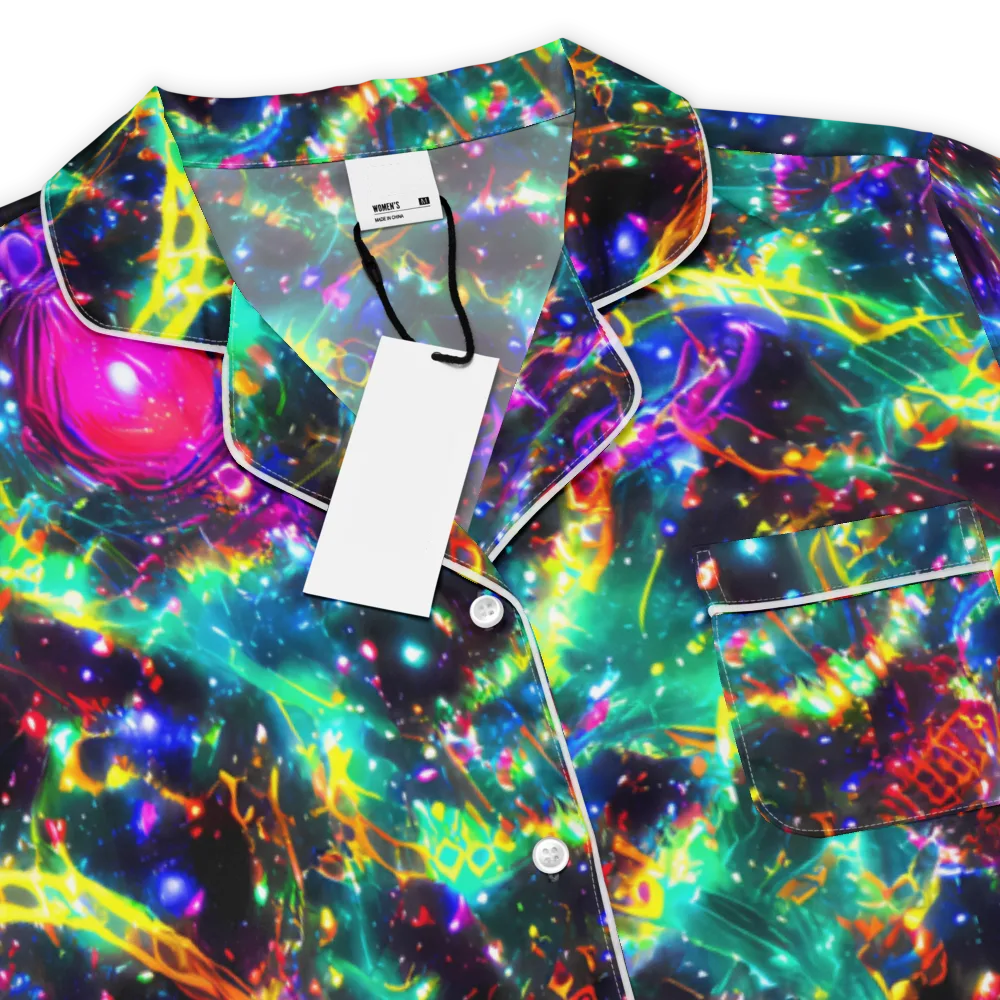 Blythe Nebula on Women's Short Sleeve Pajama Top — Product details