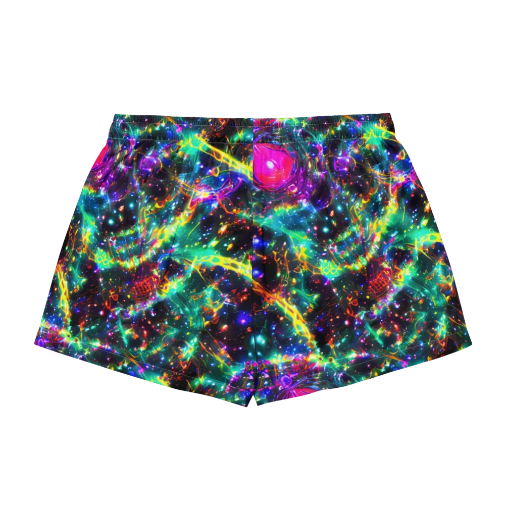 Blythe Nebula on Women's Pajama Shorts — Back
