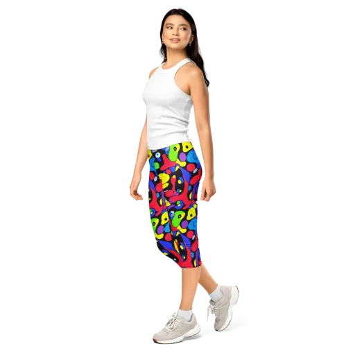 Miró's Mosaic on a Capri Leggings