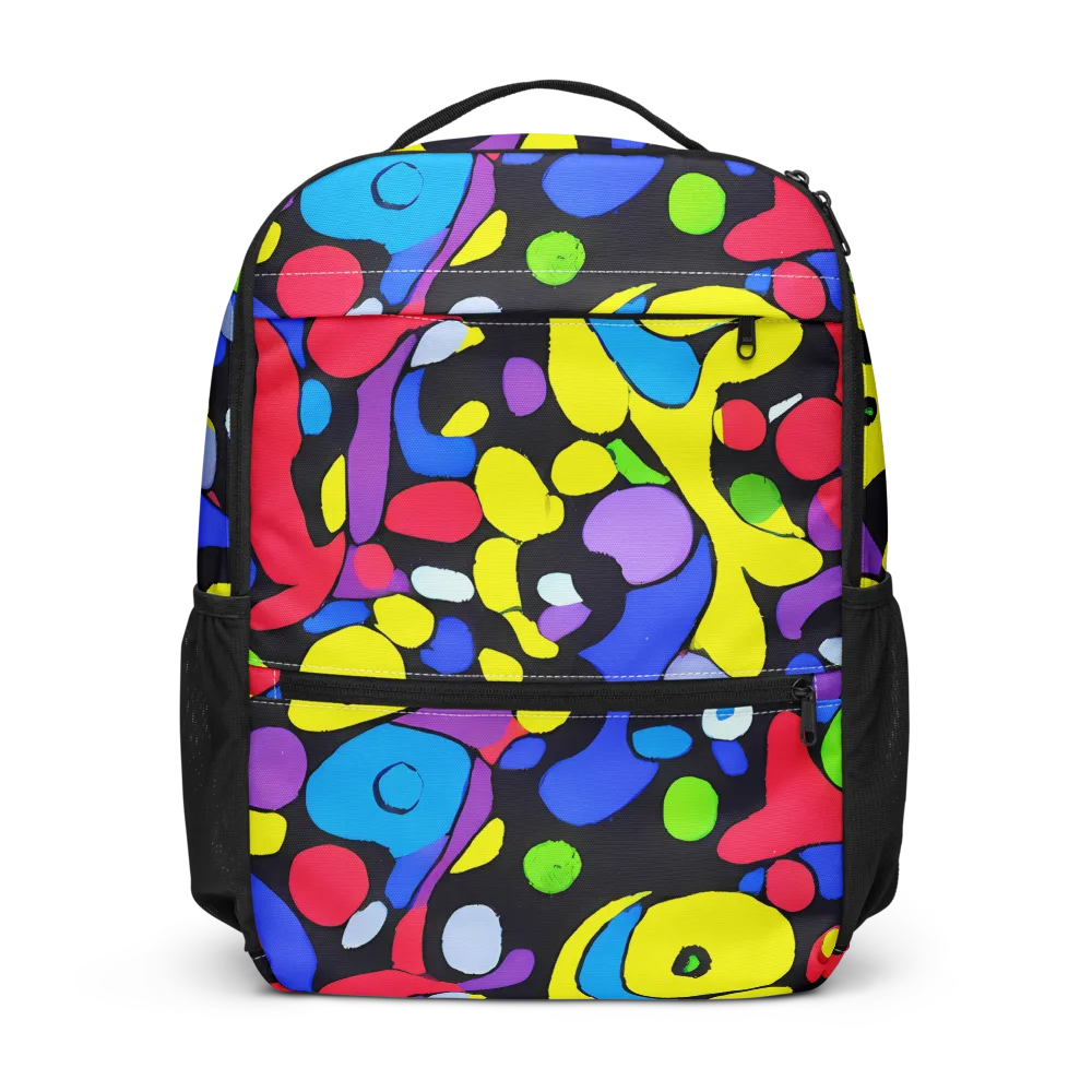 Miró's Mosaic on Utility Backpack — Front
