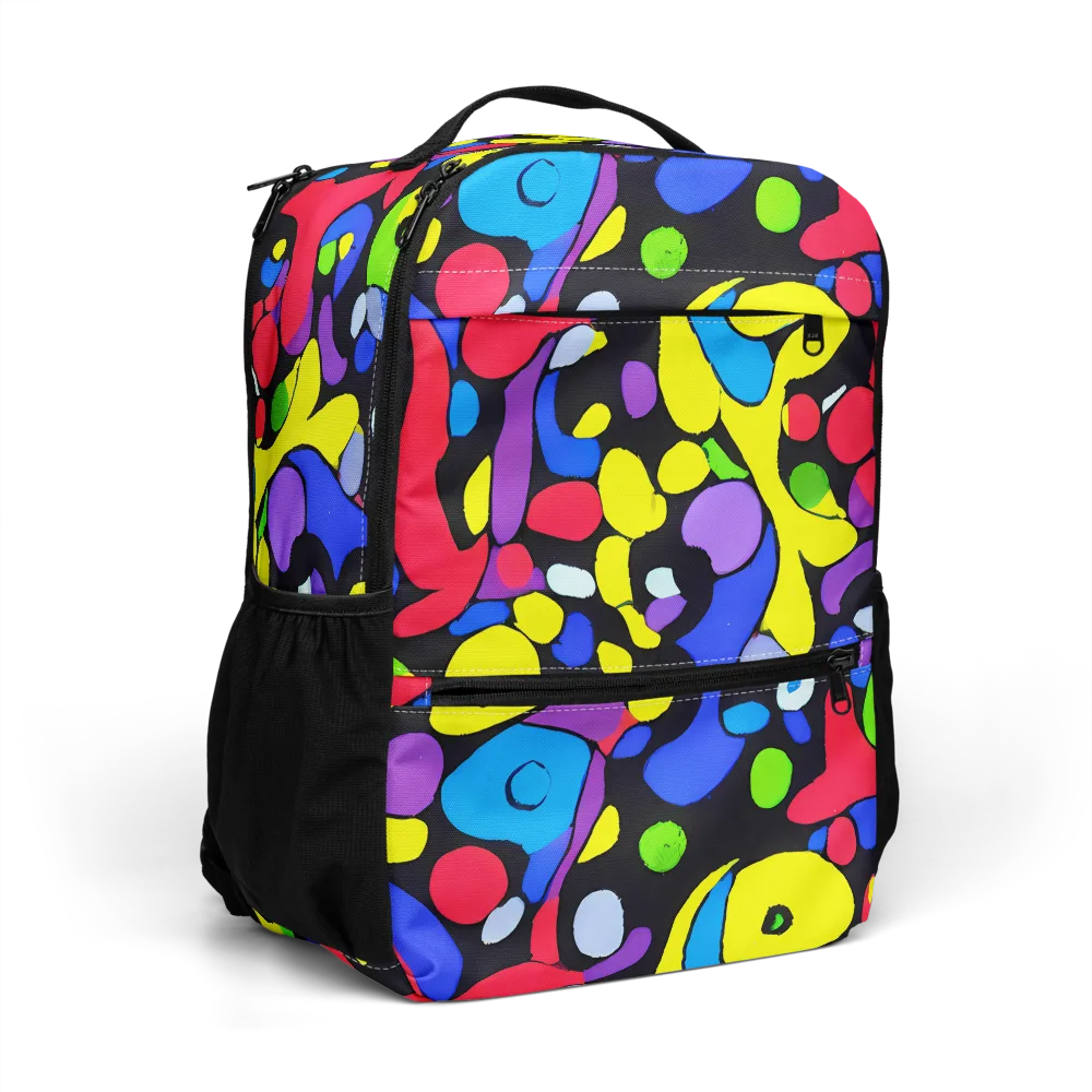 Miró's Mosaic on Utility Backpack — Right Front