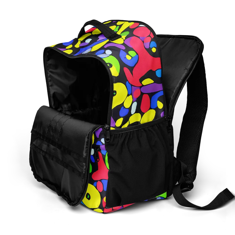 Miró's Mosaic on Utility Backpack — Product details 2