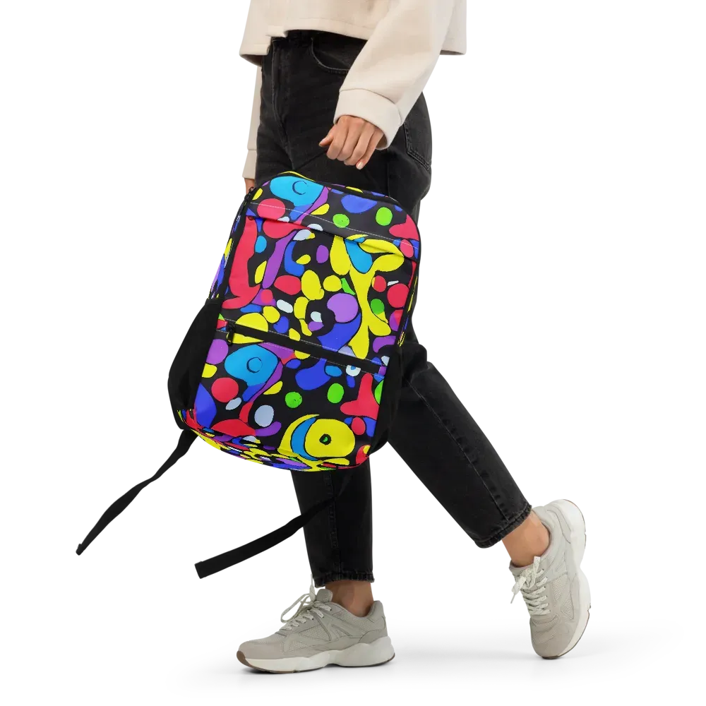 Miró's Mosaic on Utility Backpack — Front