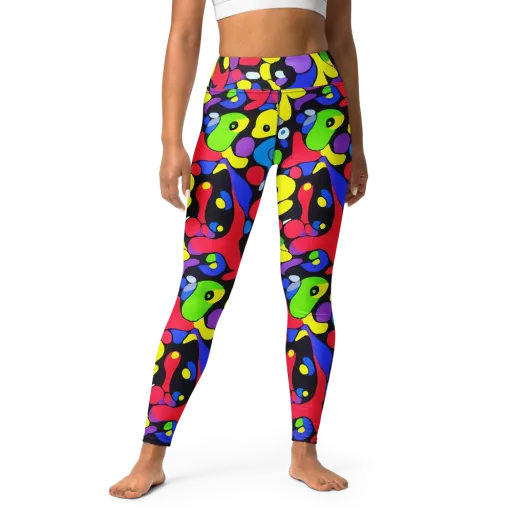 Miró's Mosaic on a Yoga Leggings