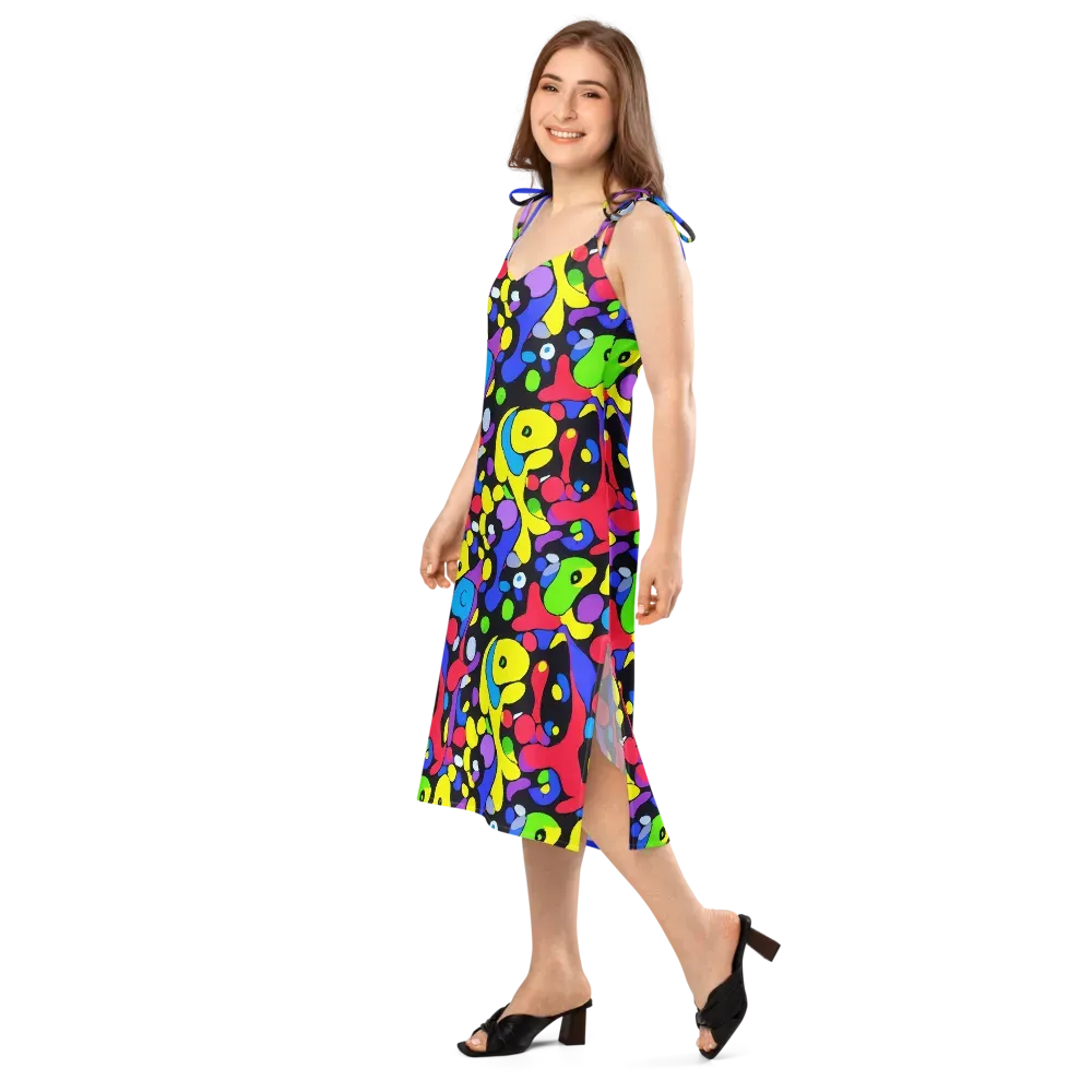Miró's Mosaic on Slip Dress — Left Front