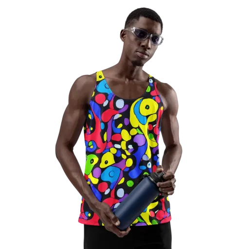 Miró's Mosaic on a Men's Tank Top